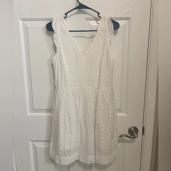 First Monday White Eyelet Dress from Anthropologie - Picture 1 of 5